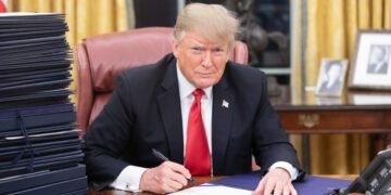 What decisions Trump took on the First Day as US President ?