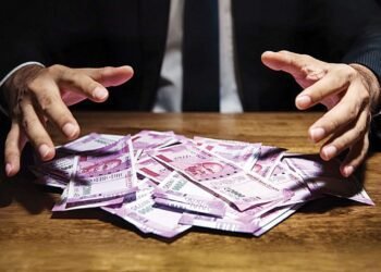 How much black money flowed out of India in 10 years?